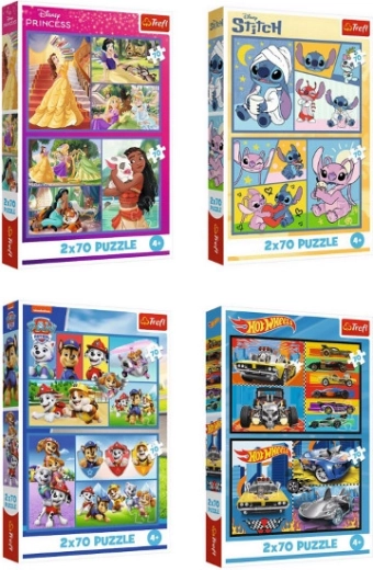 Puzle 2×70 piezas – motivos variados