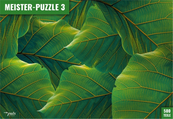 Puzzle PULS ENTERTAINMENT Meister-Puzzle 3: hojas, 500 piezas