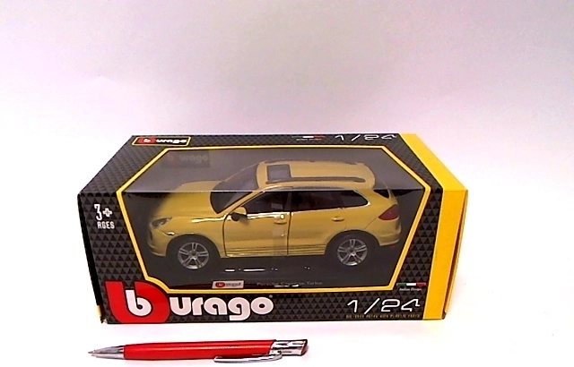 Bburago Porsche Cayenne Turbo amarillo 1:24