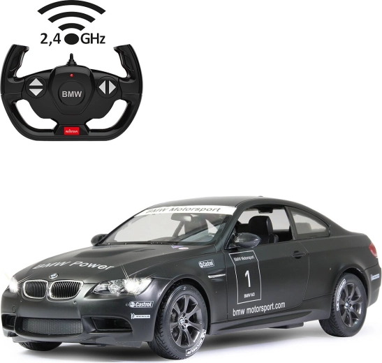 Coche RC BMW M3 Sport negro 1:14
