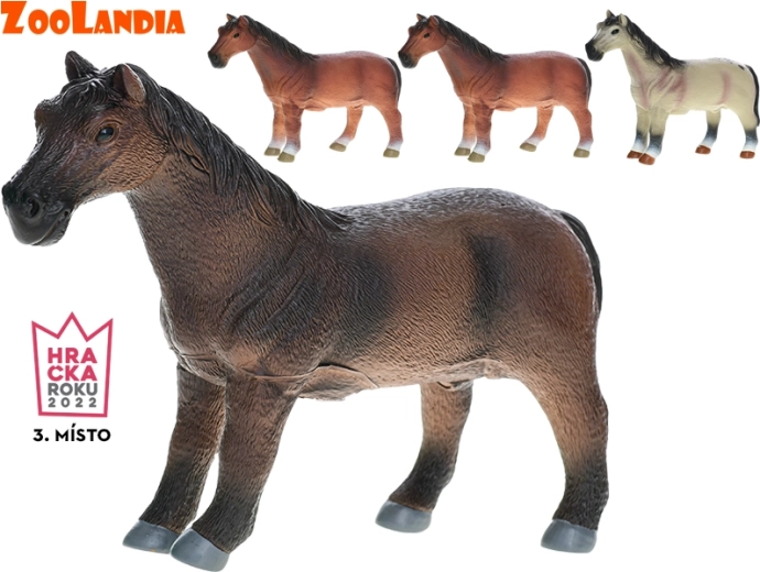 Zoolandia caballo – figura realista de plástico 26 cm