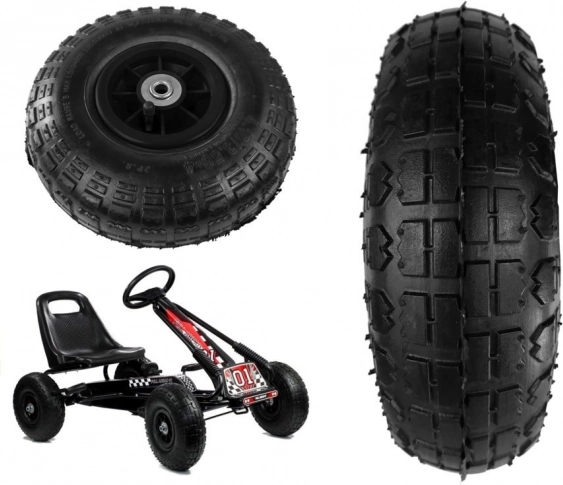 Rueda negra para kart