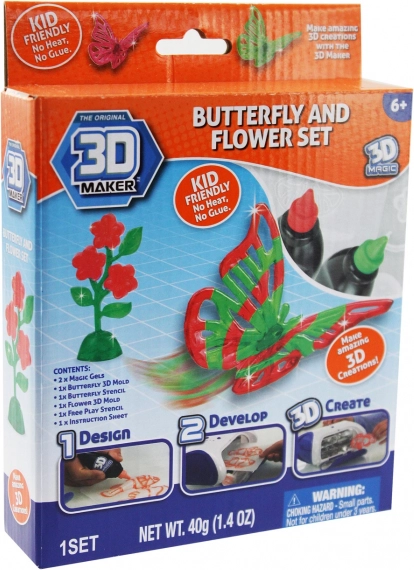 3D Maker set temático para crear figuras 3D sin calor ni pegamento