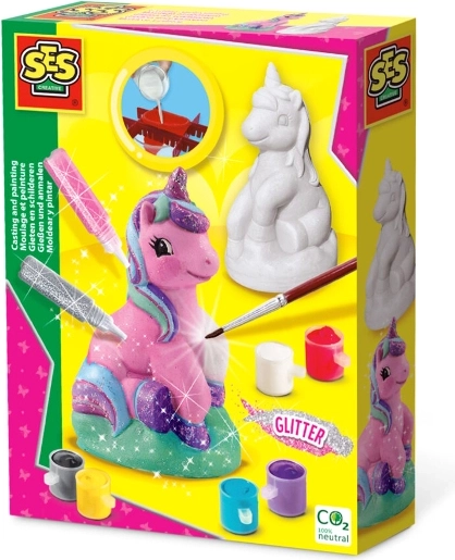 Set para moldear y pintar unicornios SES