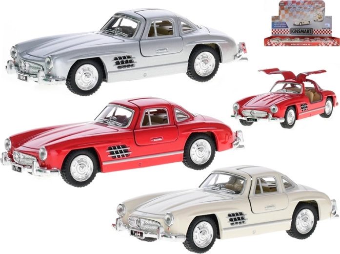 Modelo de coche metálico Mercedes‑Benz 300 SL 1954 1:36 Kinsmart