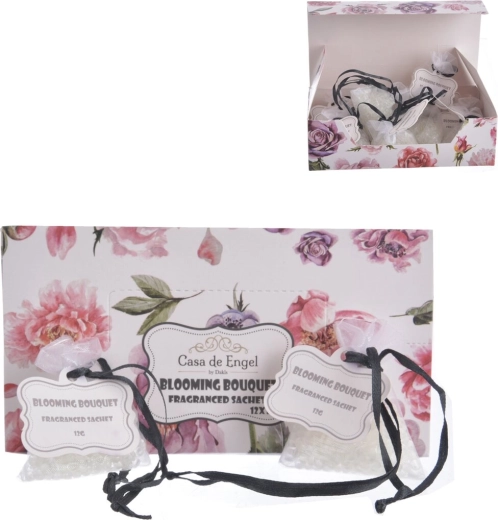 Saquito aromático de organza con motivo de flores 12 g