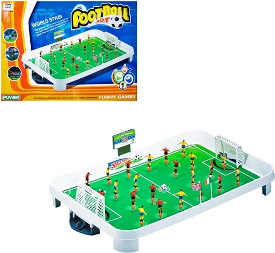 Futbolín de mesa con control por resorte 52 × 35 cm