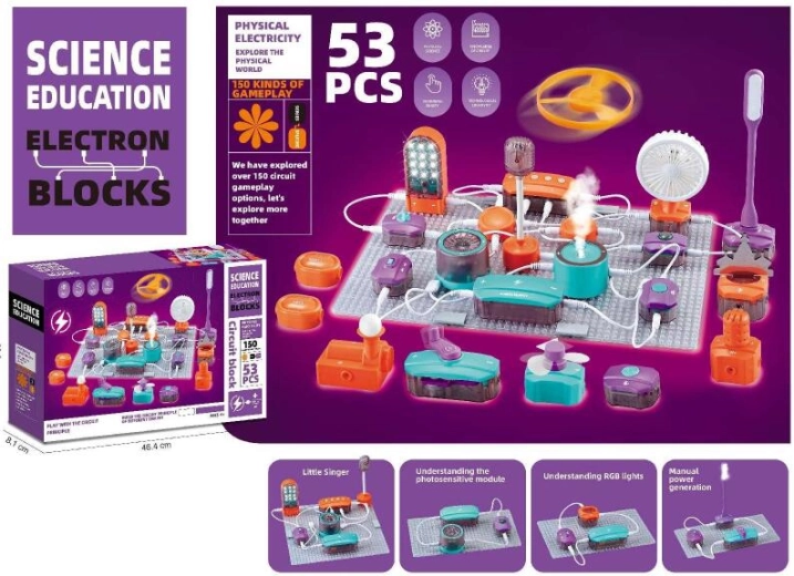 Kit científico Pequeño electrónico – 53 piezas