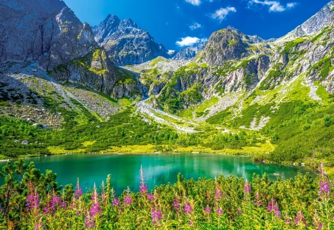 Puzzle de 1000 piezas Zelene Pleso, Tatras, Eslovaquia
