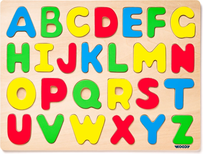 Rompecabezas en tablero Abecedario