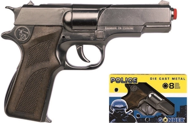 Pistola policial de metal GONHER para 8 cartuchos
