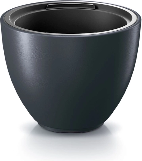 Macetero con inserto 46,9 cm antracita HEOS