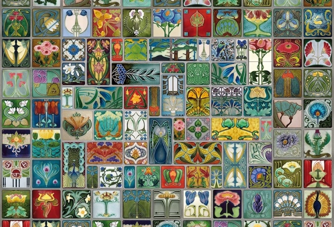 Puzzle Azulejos de 2000 piezas de Cobble Hill