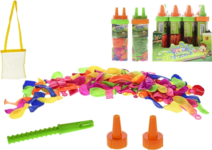 Globos de agua con llenador – set de 120 uds