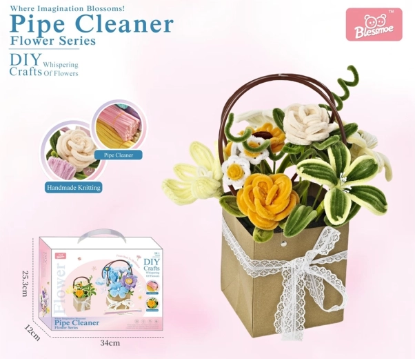 Set creativo DIY de ramo de flores para niños