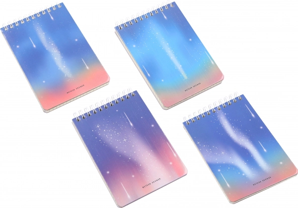 Bloc de notas de espiral 10 × 14 cm, 80 páginas – Zodiac