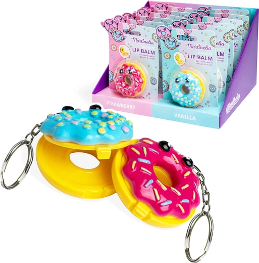 Bálsamo labial Donut llavero 4 g - 1 unidad