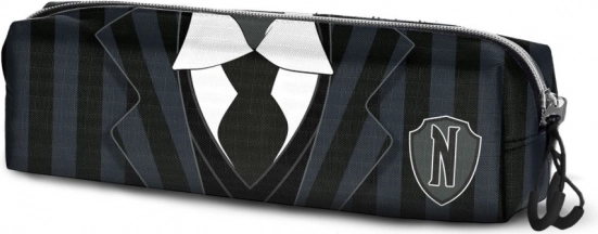 Estuche escolar con motivo del uniforme de Wednesday