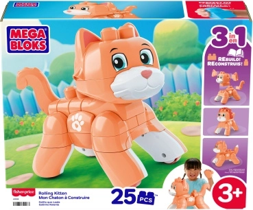 Mega Bloks juego de construcción gatito 3 en 1