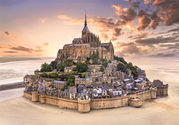 Puzzle Mont Saint-Michel 1500 piezas CLEMENTONI