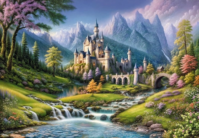 Puzzle Castillo de cuento de hadas 500 piezas Cherry Pazzi