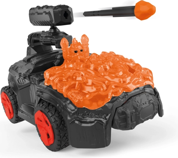CrashMobile de lava con mini figura Mini Creature