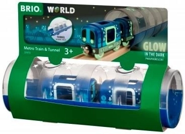 Metro luminoso Brio con túnel