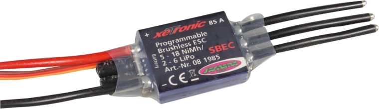 Regulador Xetronic de 85 A con BEC de 5 A