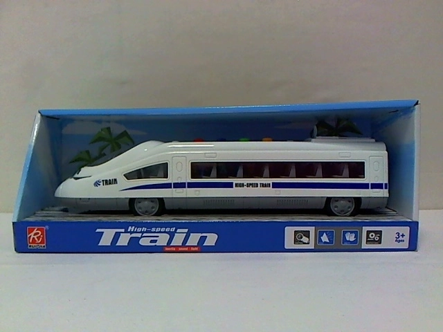 Tren moderno con efectos de luz y sonido 34 cm