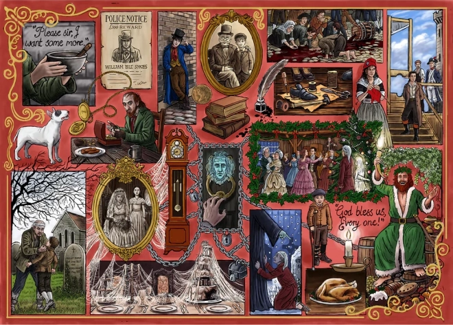 Puzzle Club del Libro: Charles Dickens 1000 piezas de Gibsons