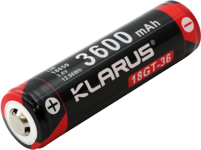 Batería recargable Li‑Ion 18650 3,6 V 3600 mAh KLARUS