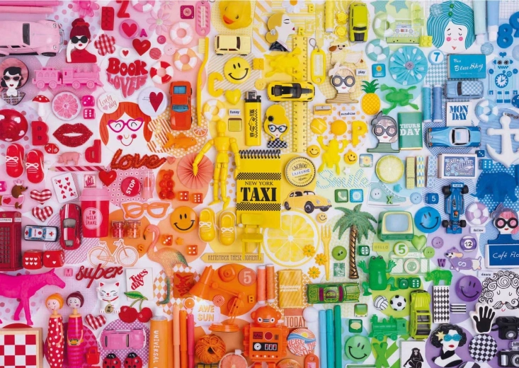 Puzzle collage colorido de 500 piezas EDUCA