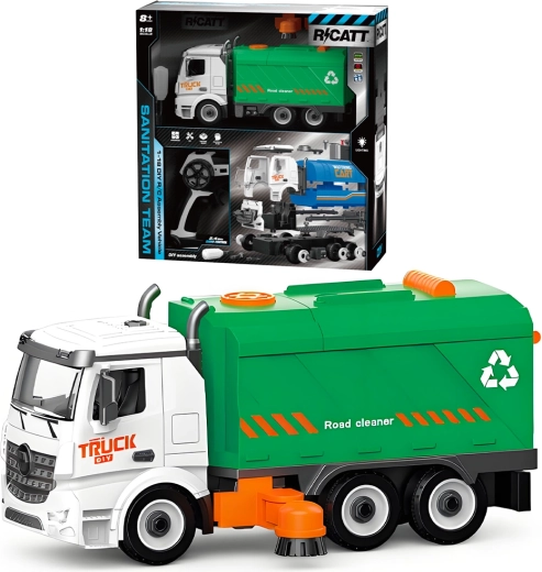 Kit de construcción RC camión de basura 1:18, 54 piezas