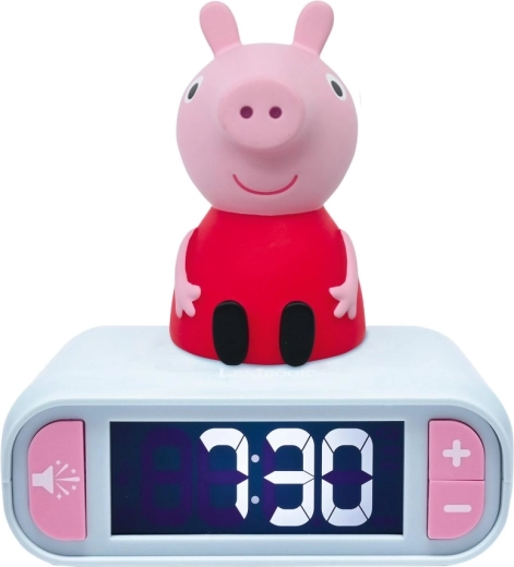 Despertador Lexibook Peppa Pig con figura luminosa