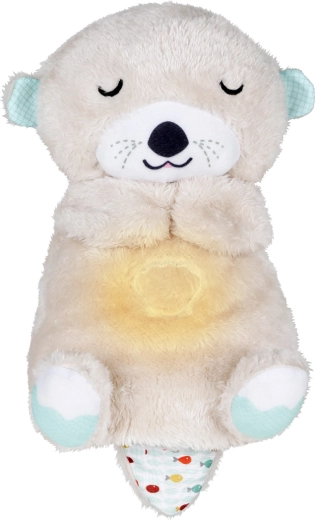 Juguete de peluche con respiración y música Chipolino Nutria Biscuit