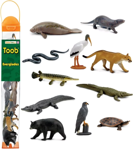 Safari Ltd. tubo Everglades – mini figuras de animales
