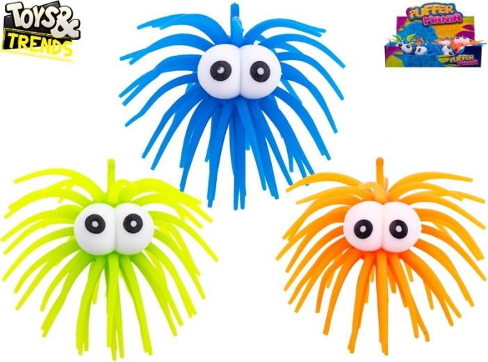Pelota antiestrés elástica con ojos grandes Toys & Trends 4 cm