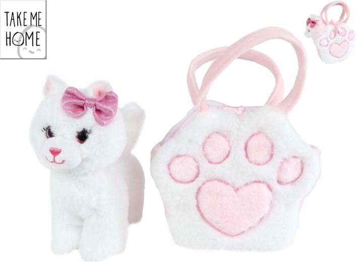 Take Me Home gatita de peluche con bolso 20 cm