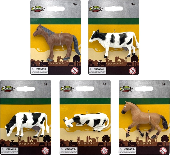 Figura de animal de granja de 8 cm - 1 unidad