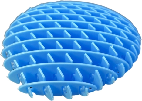 Juguete fidget antiestrés azul 10 cm