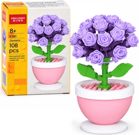 Kit de construcción de mini hortensia en maceta - 1 unidad