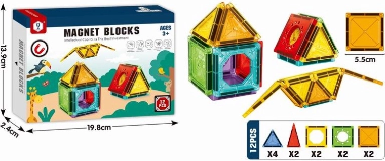 Kit de construcción magnético 3D: comedero para pájaros
