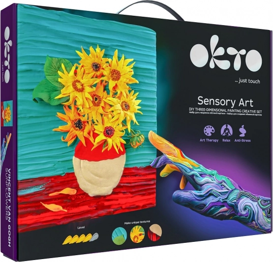 Set artístico Girasoles 30x40 cm