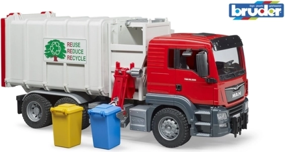 Camión de basura Bruder MAN TGS