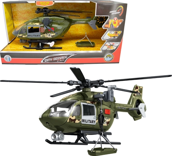 Helicóptero militar 1:12 SPARKYS