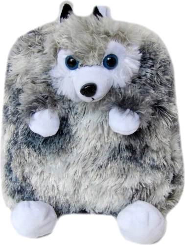 Mochila infantil gris Husky