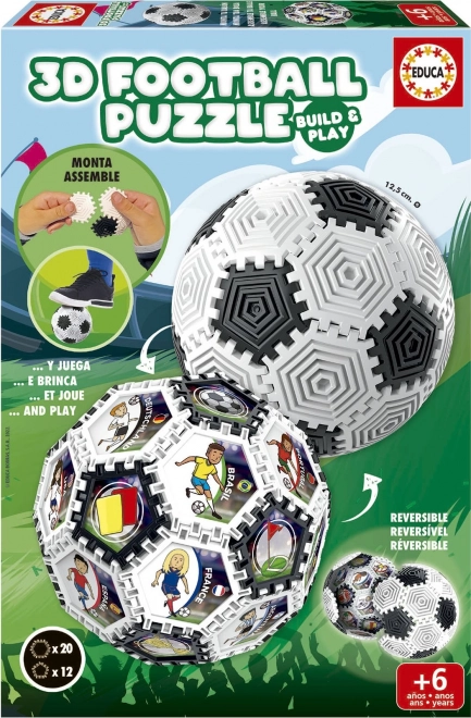 Rompecabezas 3D balón de fútbol 32 piezas