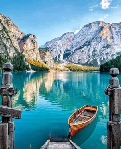 Norimpex Pintura por números Sueño en las montañas 40 × 50 cm