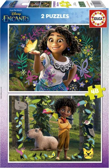 Puzzle Encanto 2x48 piezas
