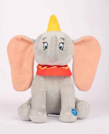 Elefante de peluche Dumbo de Disney con sonido, 20 cm